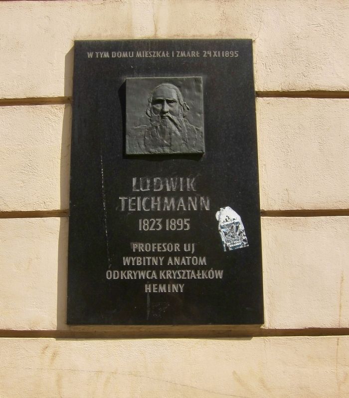 Ludwik Teichmann Marker image. Click for full size.