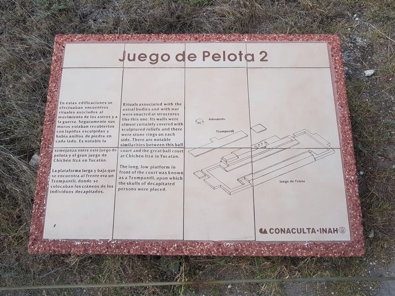 Ball Court 2 Marker. Click for full size. Ball Court 2 Marker image. Click for full size.