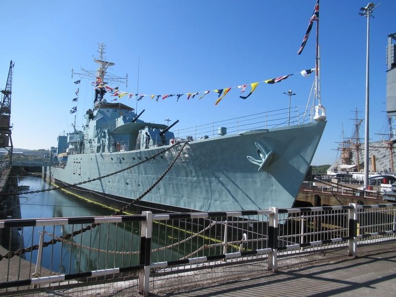 HMS Cavalier in No. 2 Dry Dock. Click for full size. HMS Cavalier in No. 2 Dry Dock image. Click for full size.