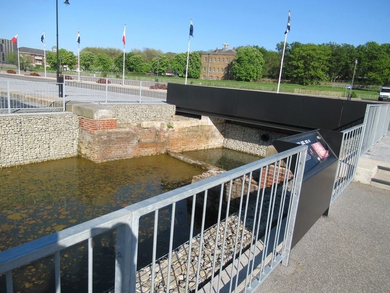 Brunel Saw Mill Canal Lock & Marker. Click for full size. Brunel Saw Mill Canal Lock & Marker image. Click for full size.