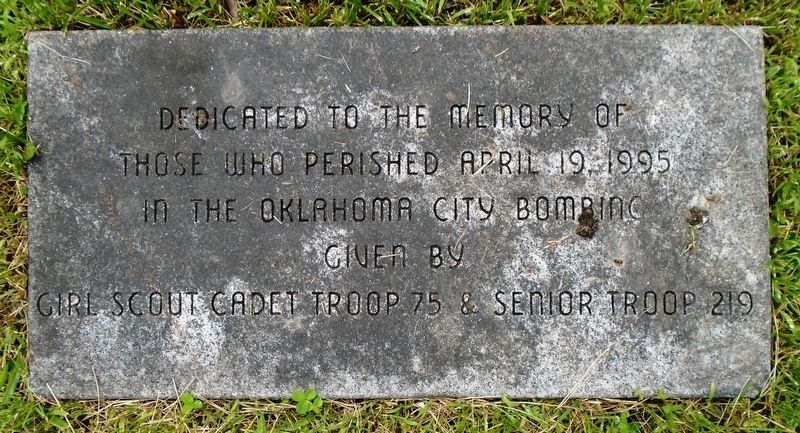 Oklahoma City Bombing Memorial Marker image. Click for full size.