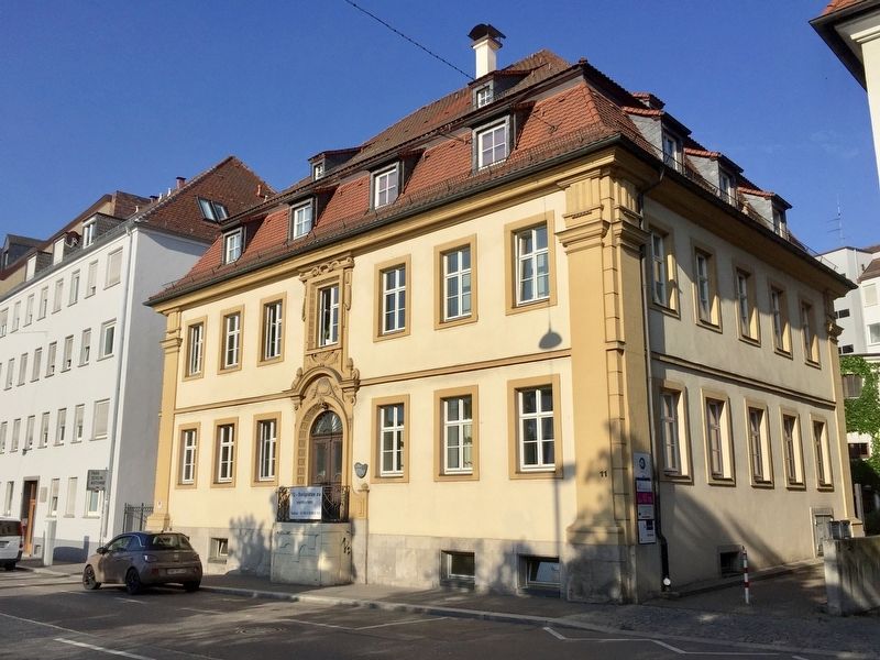 Ehem. Hauger Stiftshof / Former Haug Canon House and Marker - Wide Marker. Click for full size. Ehem. Hauger Stiftshof / Former Haug Canon House and Marker - Wide Marker image. Click for full size.