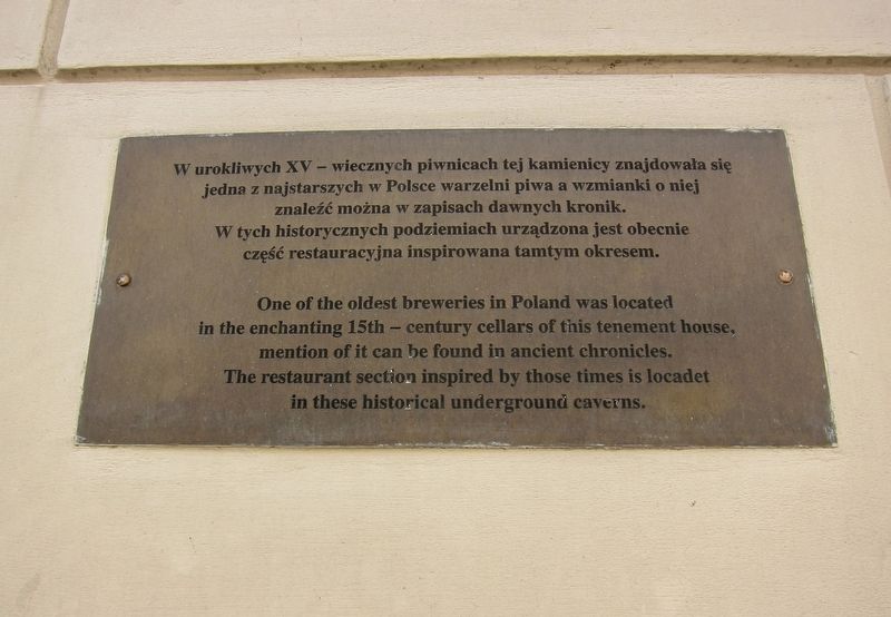 One of the Oldest Breweries in Poland Marker image. Click for full size.