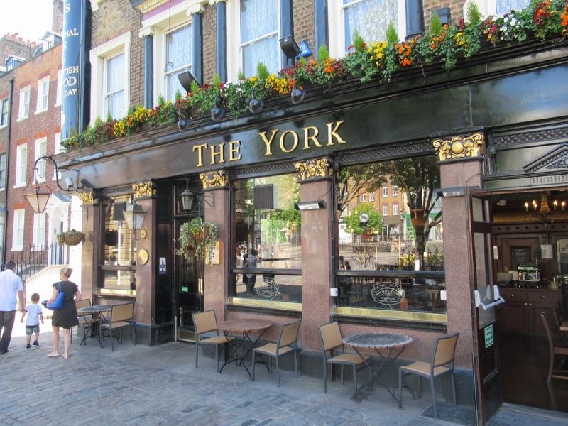 William Nicholson Marker on The York Pub image. Click for full size.