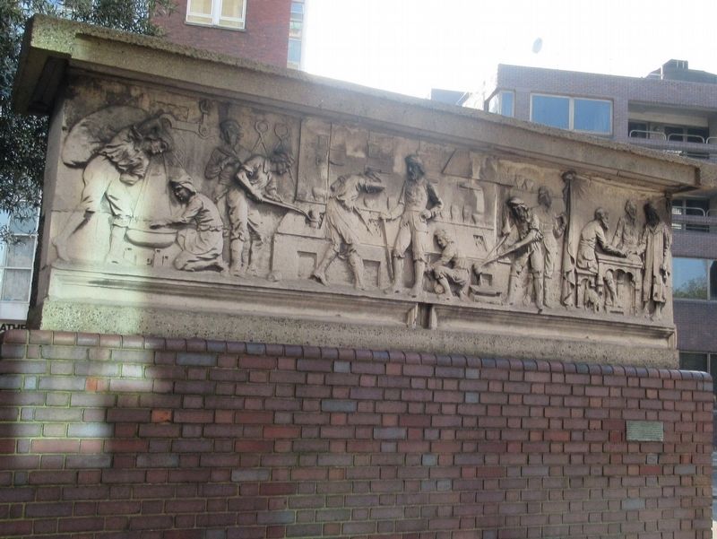 Frieze from W. Bryer & Sons Gold Refiners. Click for full size. Frieze from W. Bryer & Sons Gold Refiners image. Click for full size.