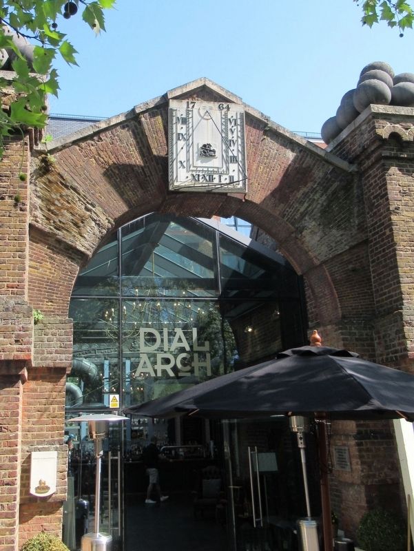 The Sundial over Dial Arch. Click for full size. The Sundial over Dial Arch image. Click for full size.