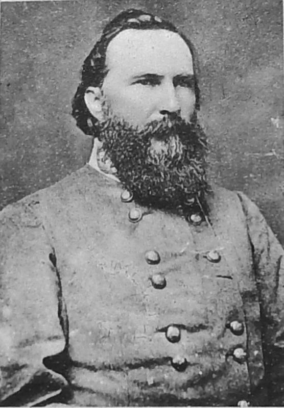 Marker detail: James Longstreet. Click for full size. Marker detail: James Longstreet image. Click for full size.
