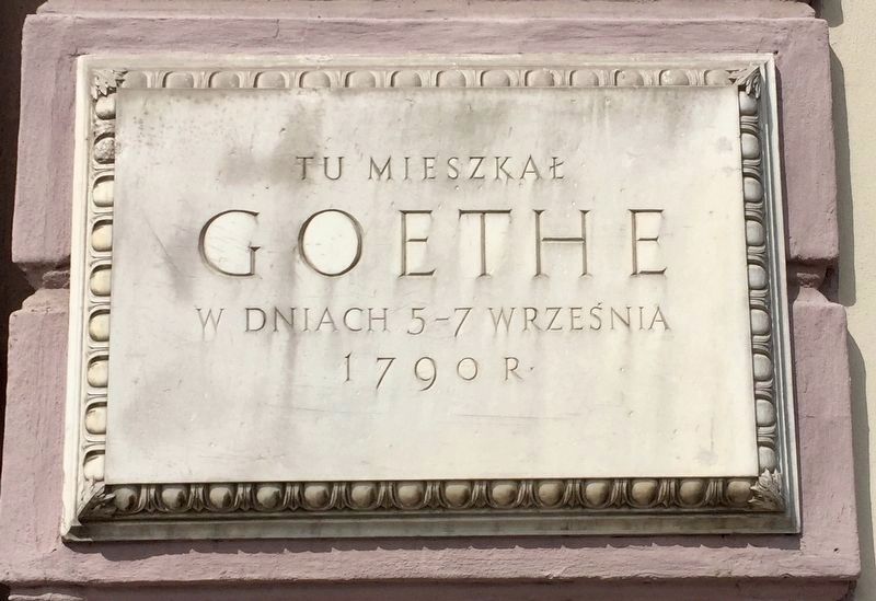 Goethe Marker image. Click for full size.