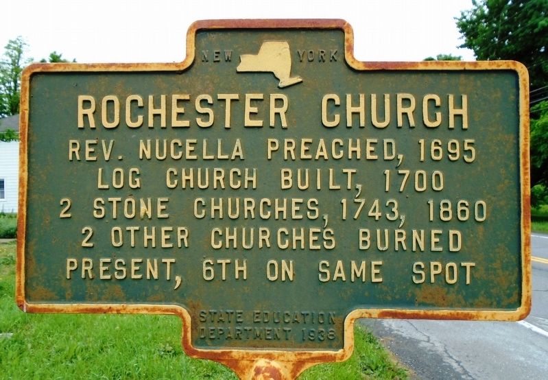 Rochester Church Marker. Click for full size. Rochester Church Marker image. Click for full size.