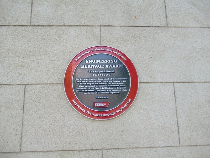 The Royal Arsenal Marker. Click for full size. The Royal Arsenal Marker image. Click for full size.