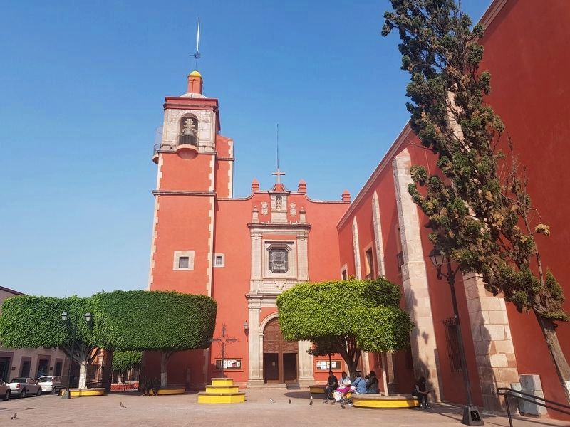 Temple and Convent of Our Lady of Mount Carmel and Marker image. Click for full size.