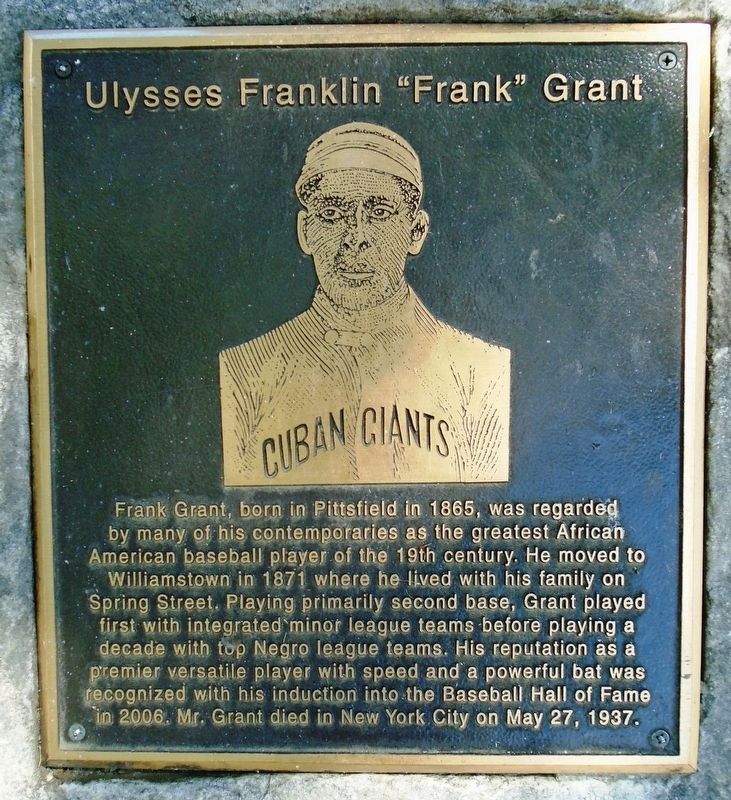 Ulysses Franklin "Frank" Grant Marker. Click for full size. Ulysses Franklin "Frank" Grant Marker image. Click for full size.