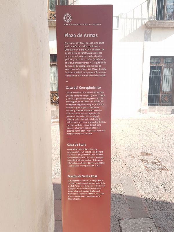 Plaza de Armas Marker image. Click for full size.