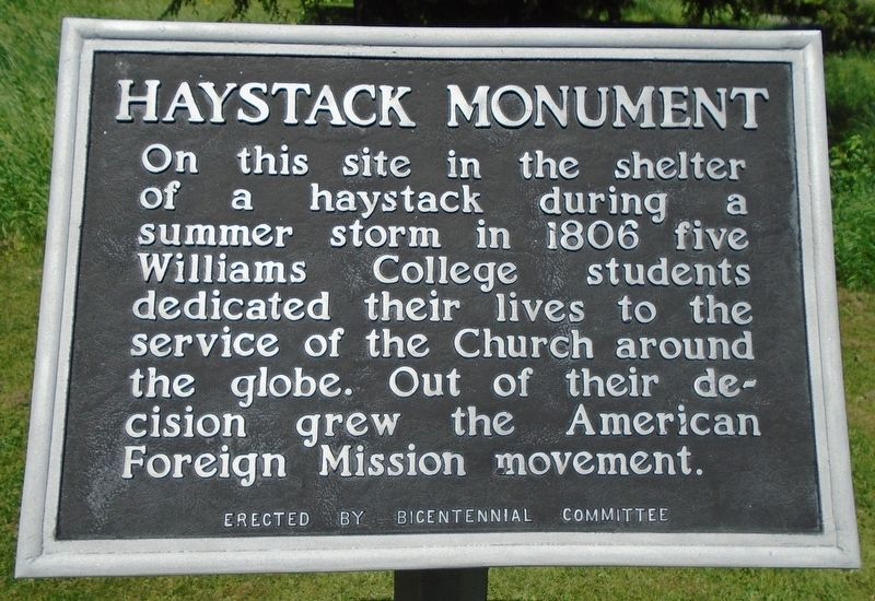Haystack Monument Marker image. Click for full size.