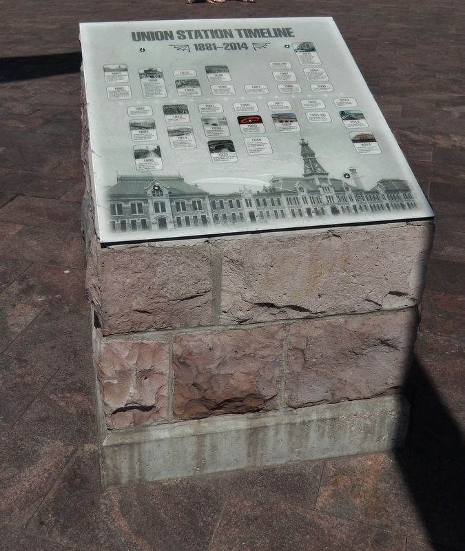 Union Station Timeline Marker (<i>tall view</i>) image, Touch for more information