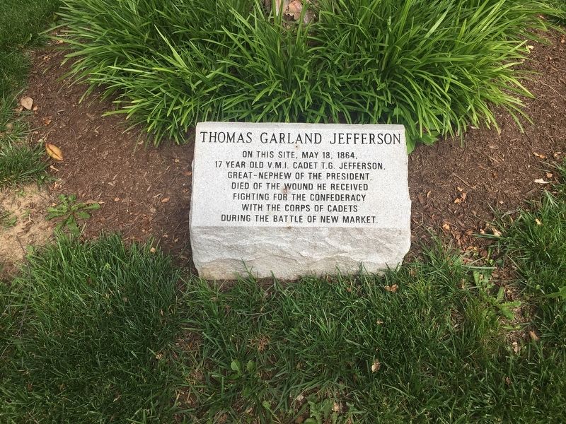 Thomas Garland Jefferson Marker image. Click for full size.