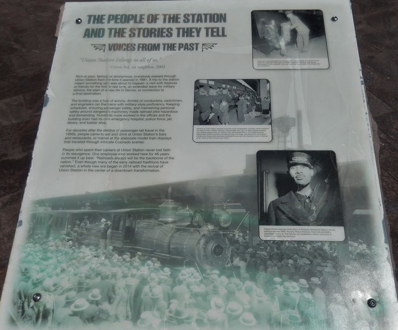The People of the Station Marker. Click for full size. The People of the Station Marker image. Click for full size.