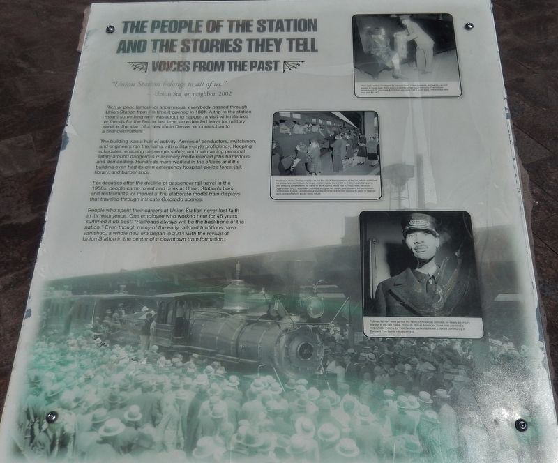 The People of the Station Marker image. Click for full size.