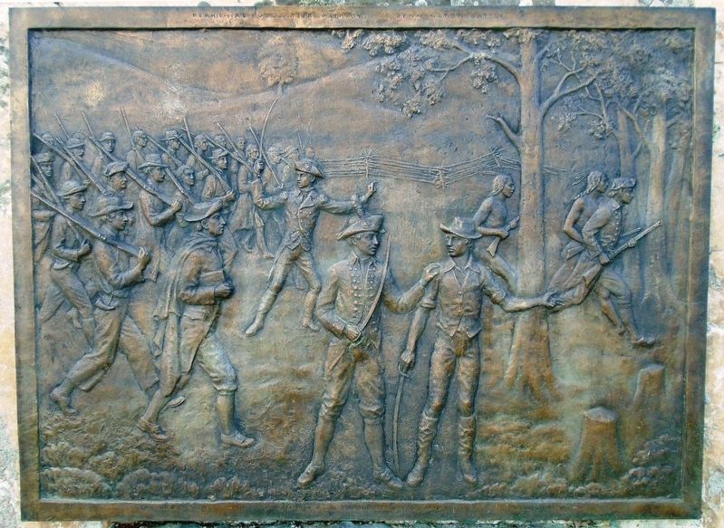 Berkshire County Patriots Bas-Relief image. Click for full size.