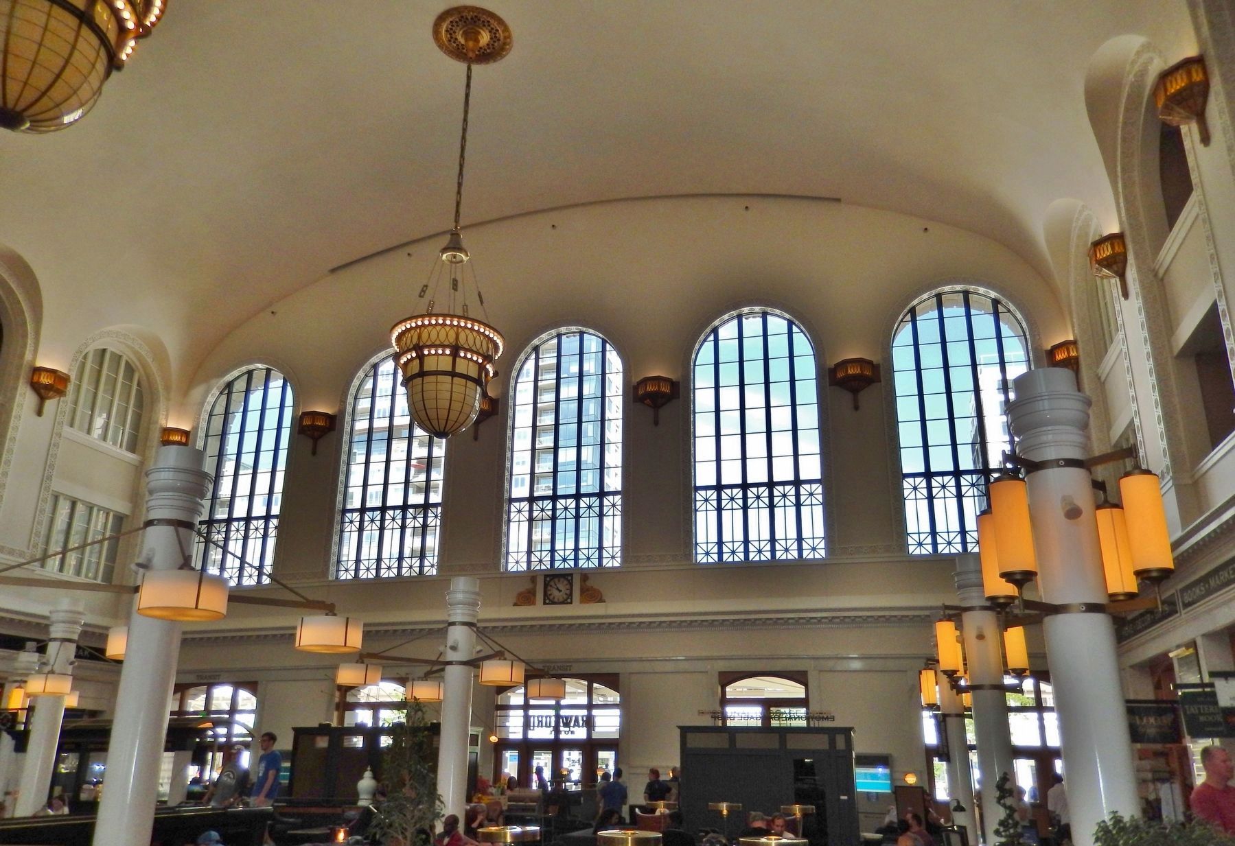 Union Station Windows (<i>interior view</i>) image. Click for full size.