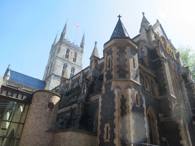 Southwark Cathedral. Click for full size. Southwark Cathedral image. Click for full size.