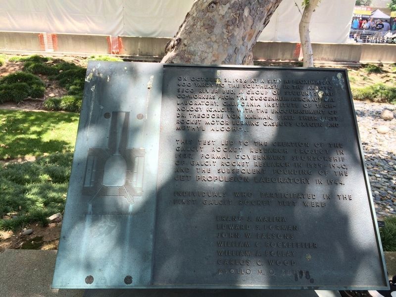 Jet Propulsion Laboratory Marker image. Click for full size.