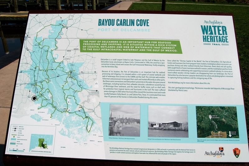 Bayou Carlin Cove Marker image. Click for full size.