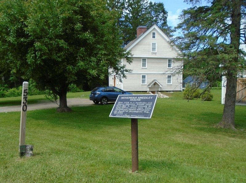 Nehemiah Smedley House and Marker image. Click for full size.
