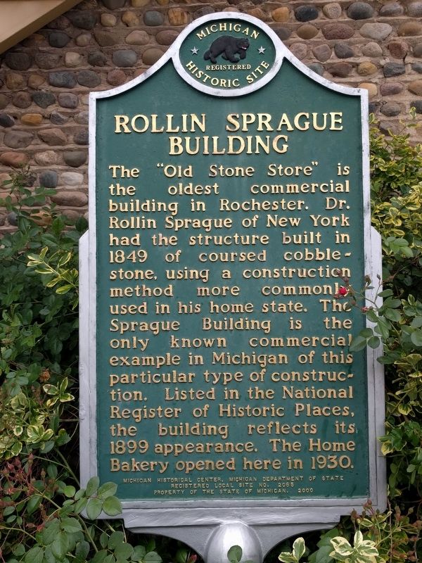 Rollin Sprague Building Marker image. Click for full size.