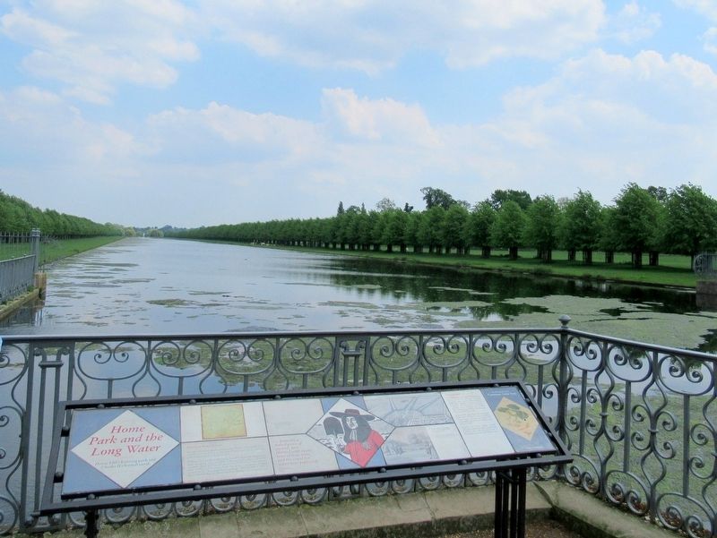 Home Park and the Long Water Marker image. Click for full size.