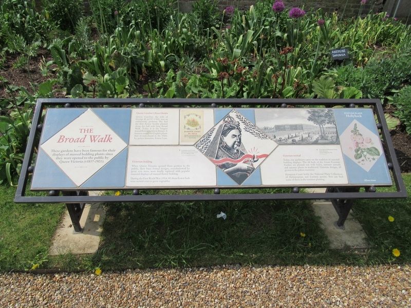 The Broad Walk Marker. Click for full size. The Broad Walk Marker image. Click for full size.