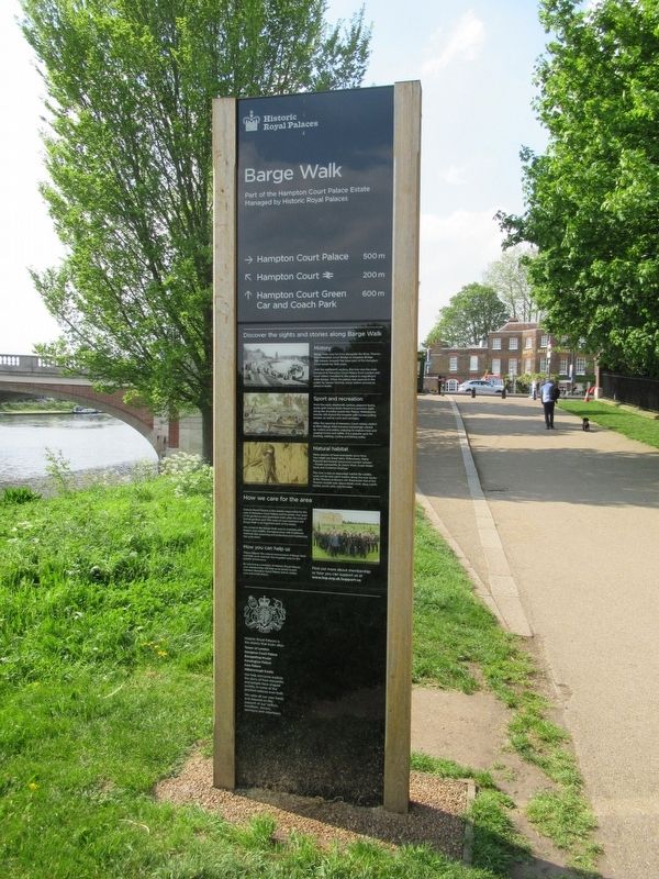 Barge Walk Marker. Click for full size. Barge Walk Marker image. Click for full size.