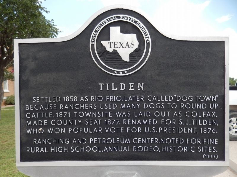 Tilden Marker. Click for full size. Tilden Marker image. Click for full size.