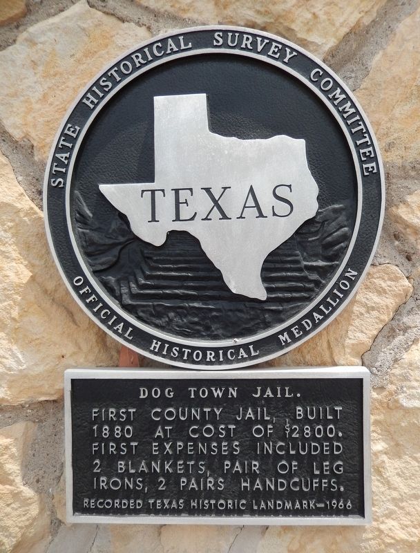 Dog Town Jail Marker image. Click for full size.