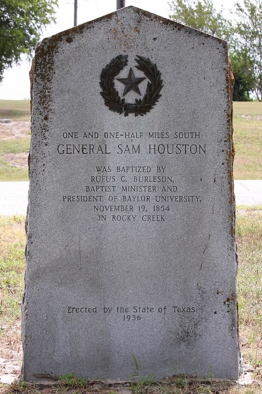 General Sam Houston Marker image. Click for full size.