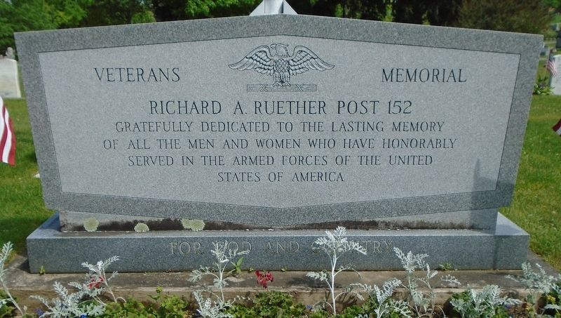 War and Veterans Memorial Marker. Click for full size. War and Veterans Memorial Marker image. Click for full size.
