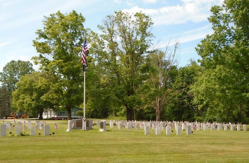 War and Veterans Memorial in Veterans Section. Click for full size. War and Veterans Memorial in Veterans Section image. Click for full size.