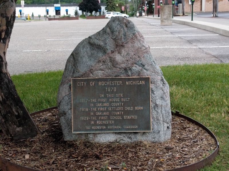 City of Rochester, Michigan Marker image. Click for full size.