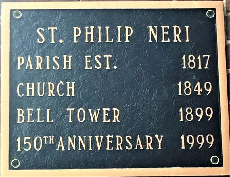 St Philip Neri Marker image. Click for full size.