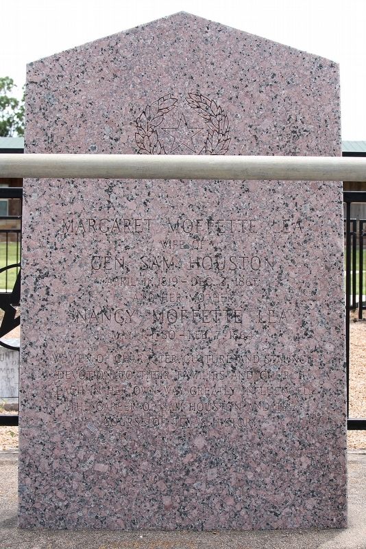 Margaret Moffette Lea Houston Marker image. Click for full size.