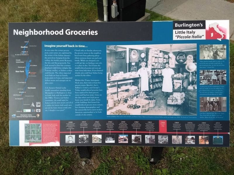 Neighborhood Groceries Marker image. Click for full size.