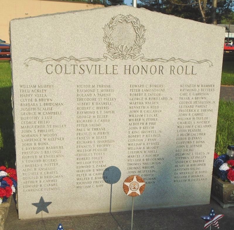 Coltsville Honor Roll Monument image. Click for full size.