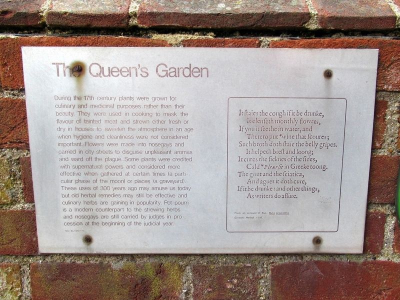 The Queen’s Garden Marker image. Click for full size.