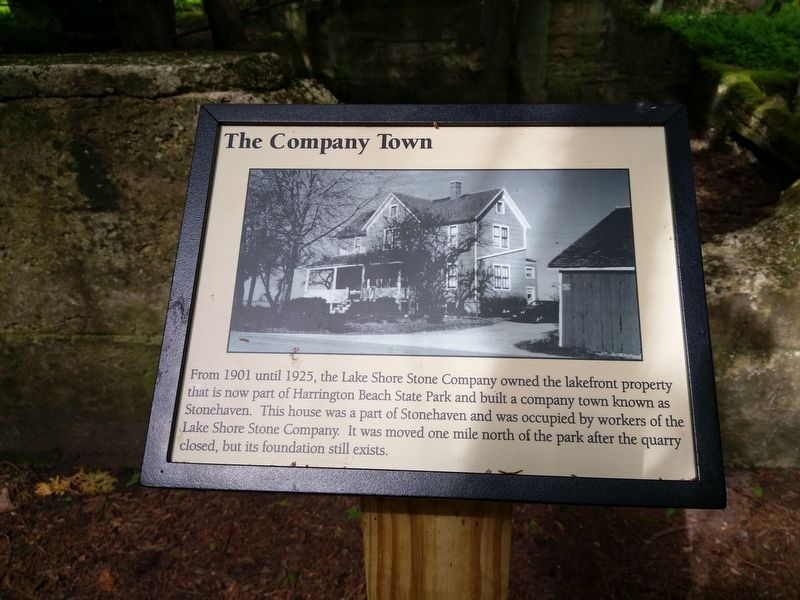 The Company Town Marker image. Click for full size.