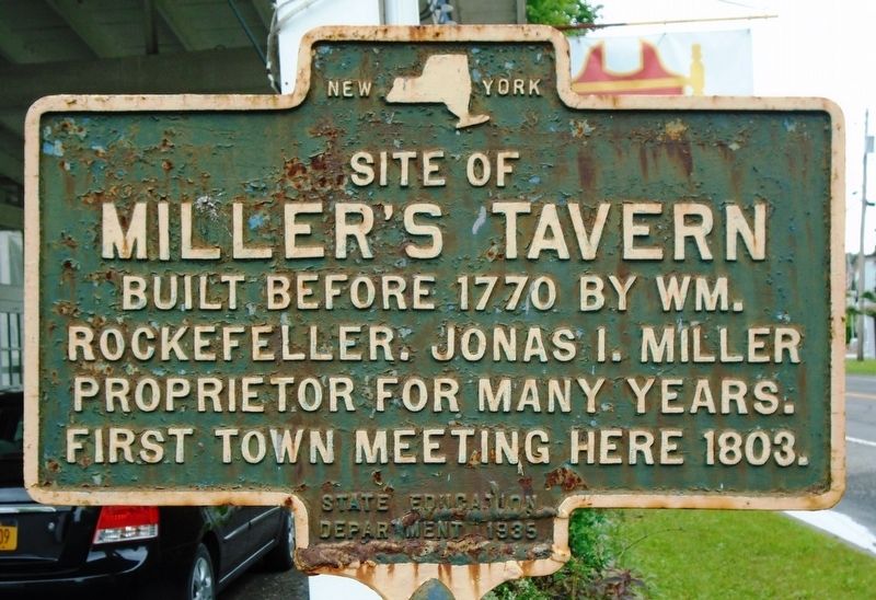 Site of Miller's Tavern Marker image. Click for full size.
