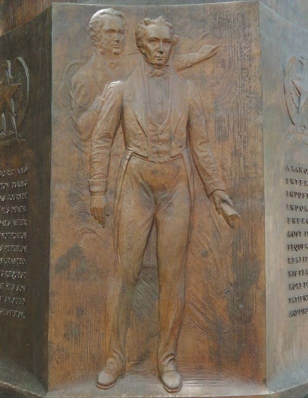 Moses Austin Monument (<i>sculpture 3</i>) image. Click for full size.