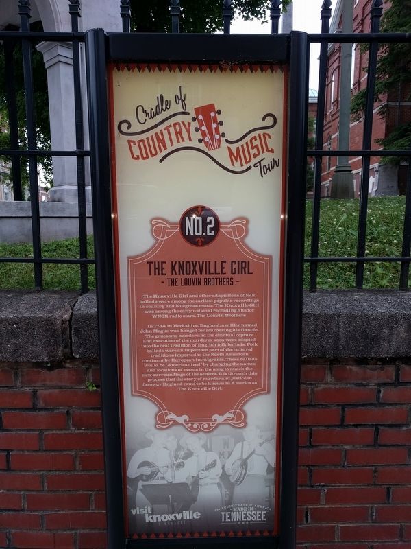 The Knoxville Girl Marker image. Click for full size.