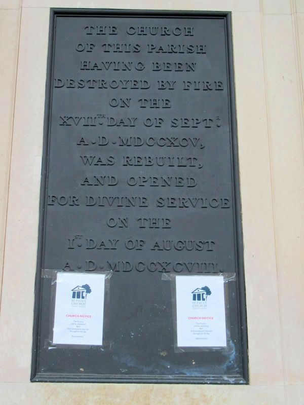 St. Paul�s Church Marker image. Click for full size.