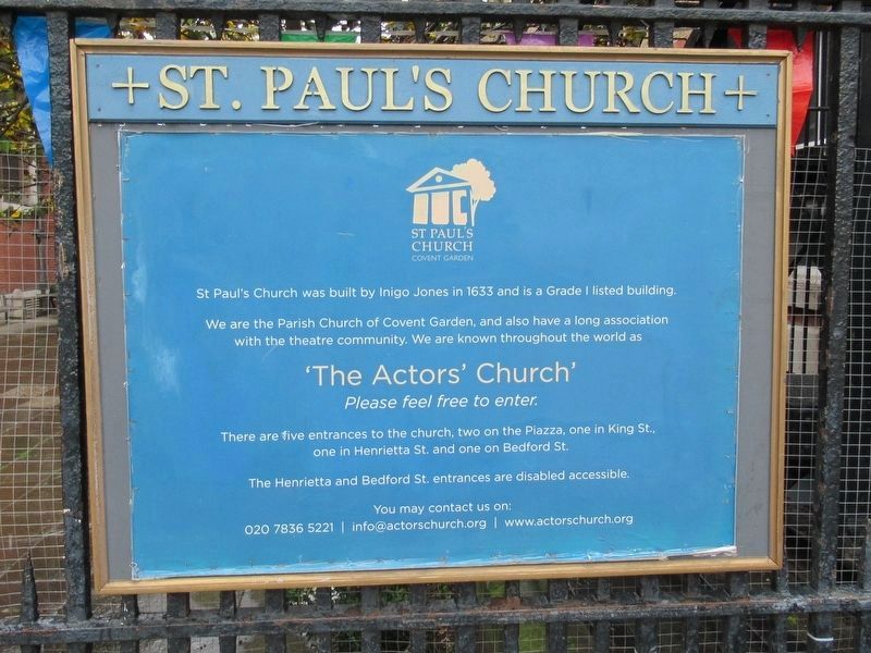 St. Paul�s Church Marker image. Click for full size.