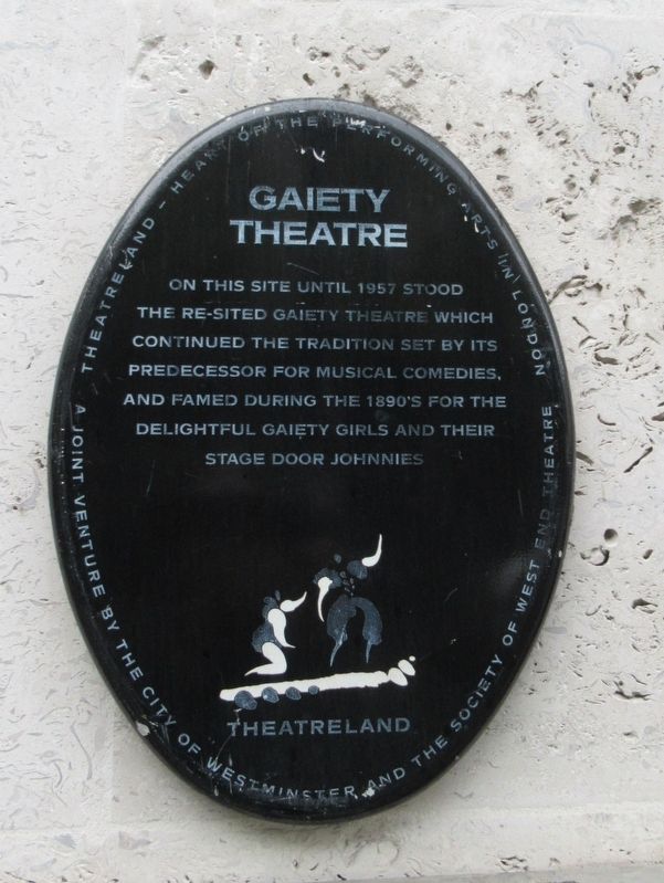 Gaiety Theatre Marker image. Click for full size.